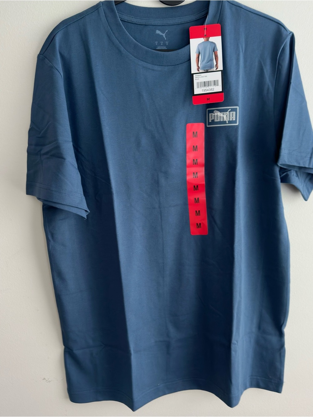 Puma NWT Short Sleeve Crew Tee Blue Size Medium